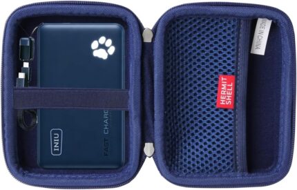 Hermitshell Hard Travel Case for INIU Portable Charger Smaller & Lighter 45W Fast Charging 10000mAh PD Power Bank Battery Pack (Only Case) (Blue)