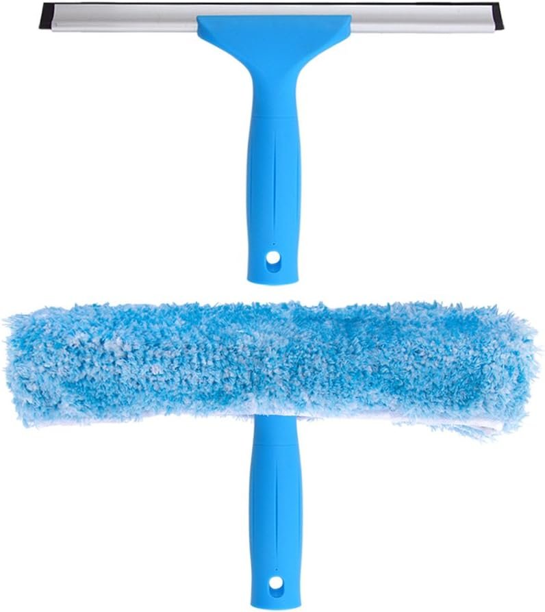 MR.SIGA Professional Window Cleaning Combo - Squeegee & Microfiber Window