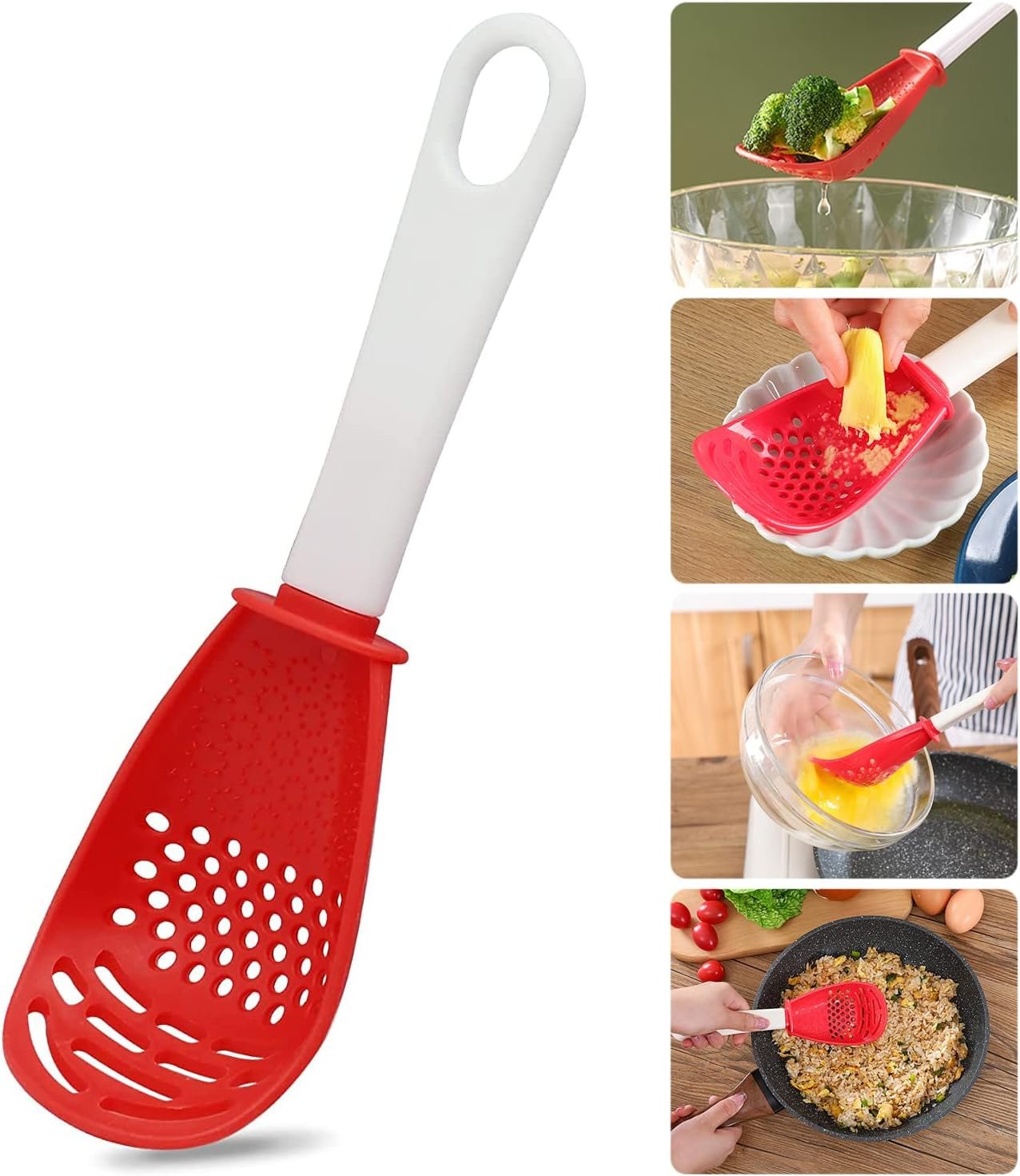 6 in 1 Multifunction Cooking Spoon, Egg Separator For Raw