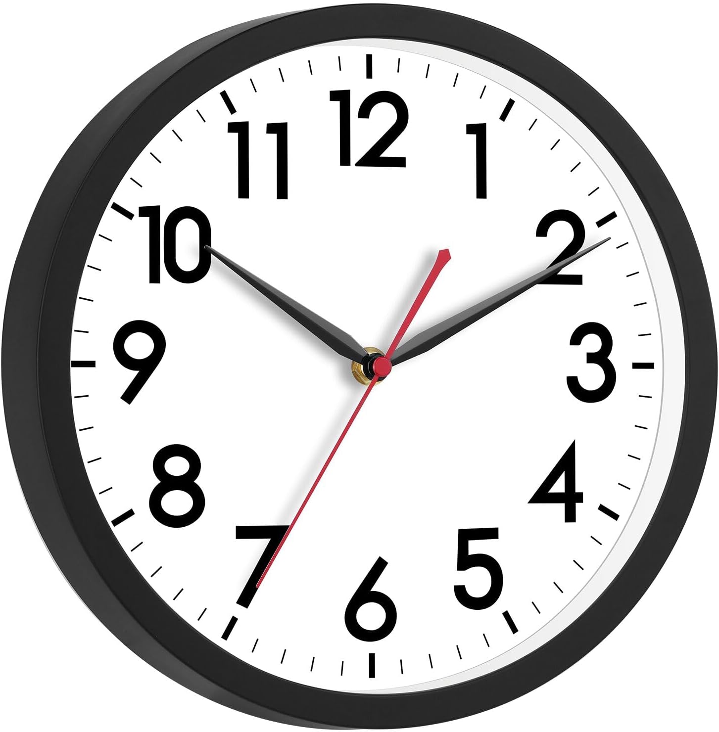 AKCISOT 12 Inch Wall Clock Silent Non-Ticking Modern Wall Clocks