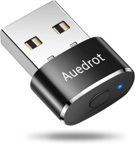 AUEDROT Mouse Jiggler Undetectable Mouse Jiggers USB Mouse Mover with Switch Button, Automatic Mouse Wiggler with 2 Jiggle Modes, Mouse Mover Device, Plug & Play, Keep Computer/Laptop Awake, Black