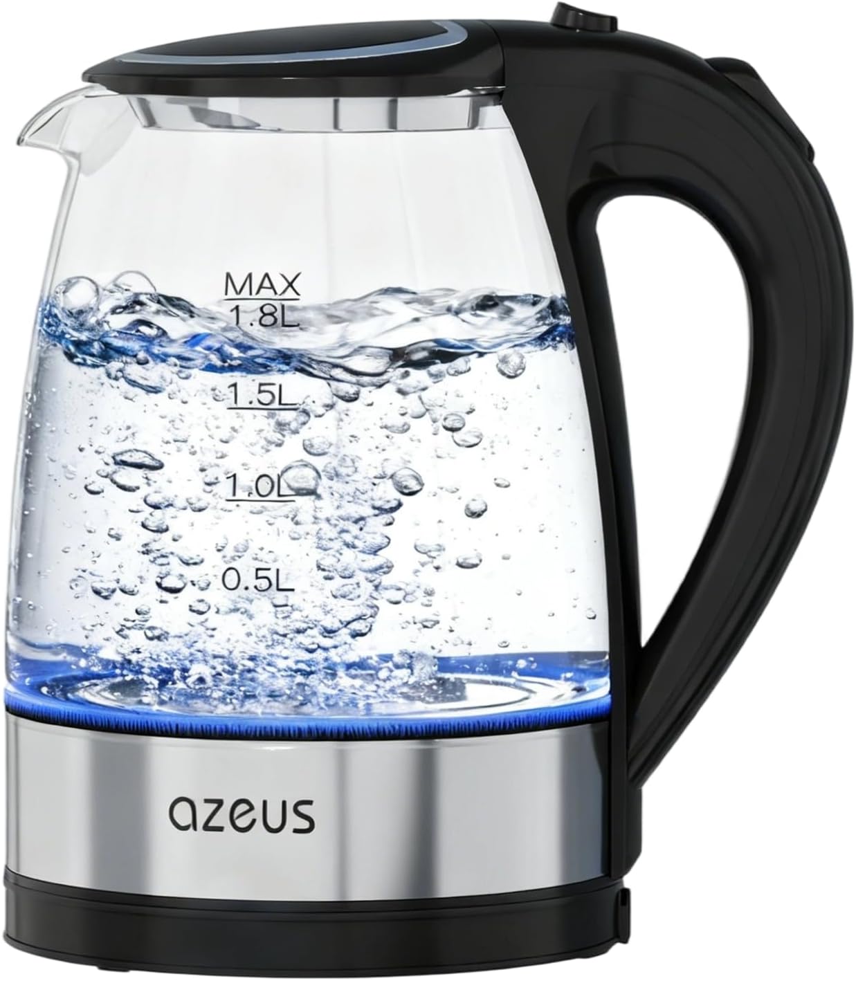 AZEUS Fast Boil Electric Water Kettle, 1.8L Large Capacity with