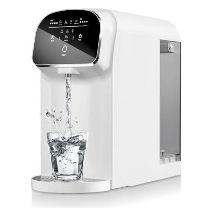 Aigerri UV Countertop Reverse Osmosis Water Filter, NSF/ANSI 372 Certified, 5-Stage RO Filtration System, 5: 1 Pure to Drain, No Installation, Portable Reverse Osmosis Purifier for Home, Kitchen