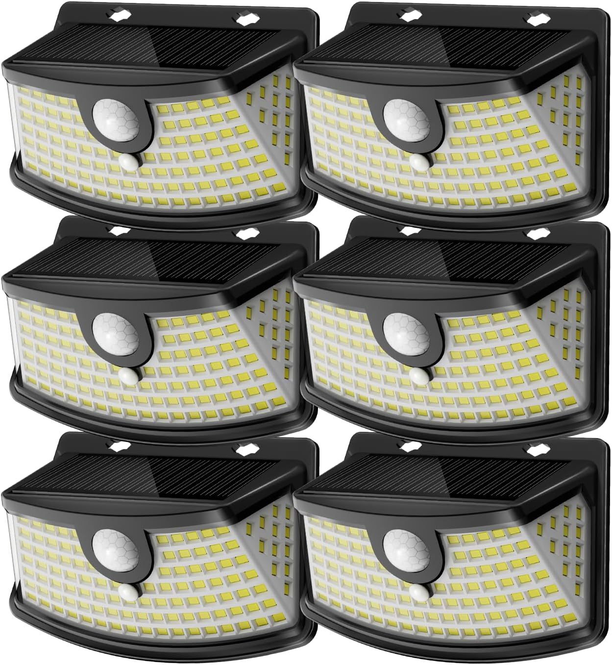 Aootek New Solar Motion Sensor Lights 120 LEDs with Lights