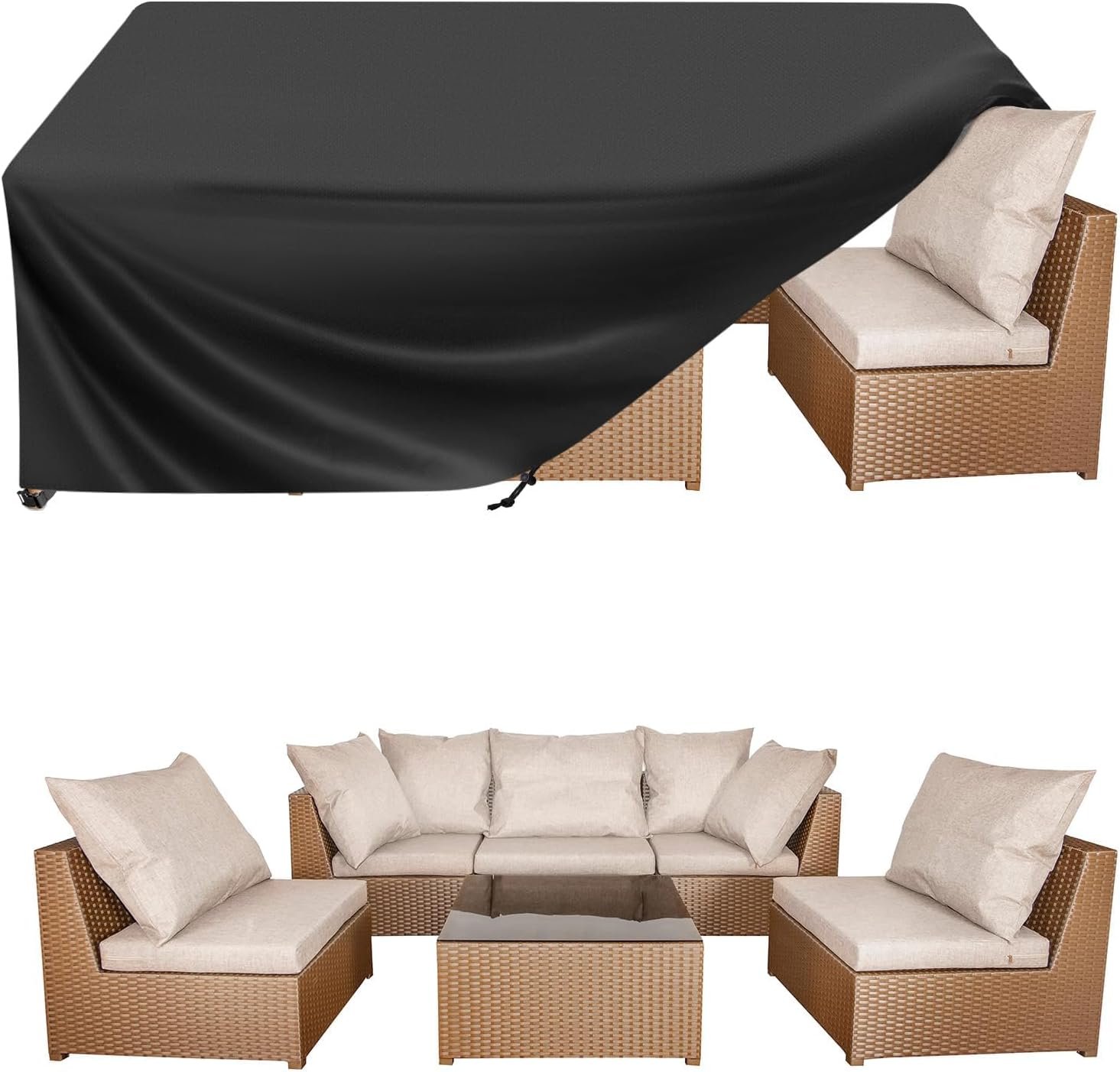 BALEINE Patio Furniture Covers, Outdoor Furniture Covers Waterproof, Heavy Duty