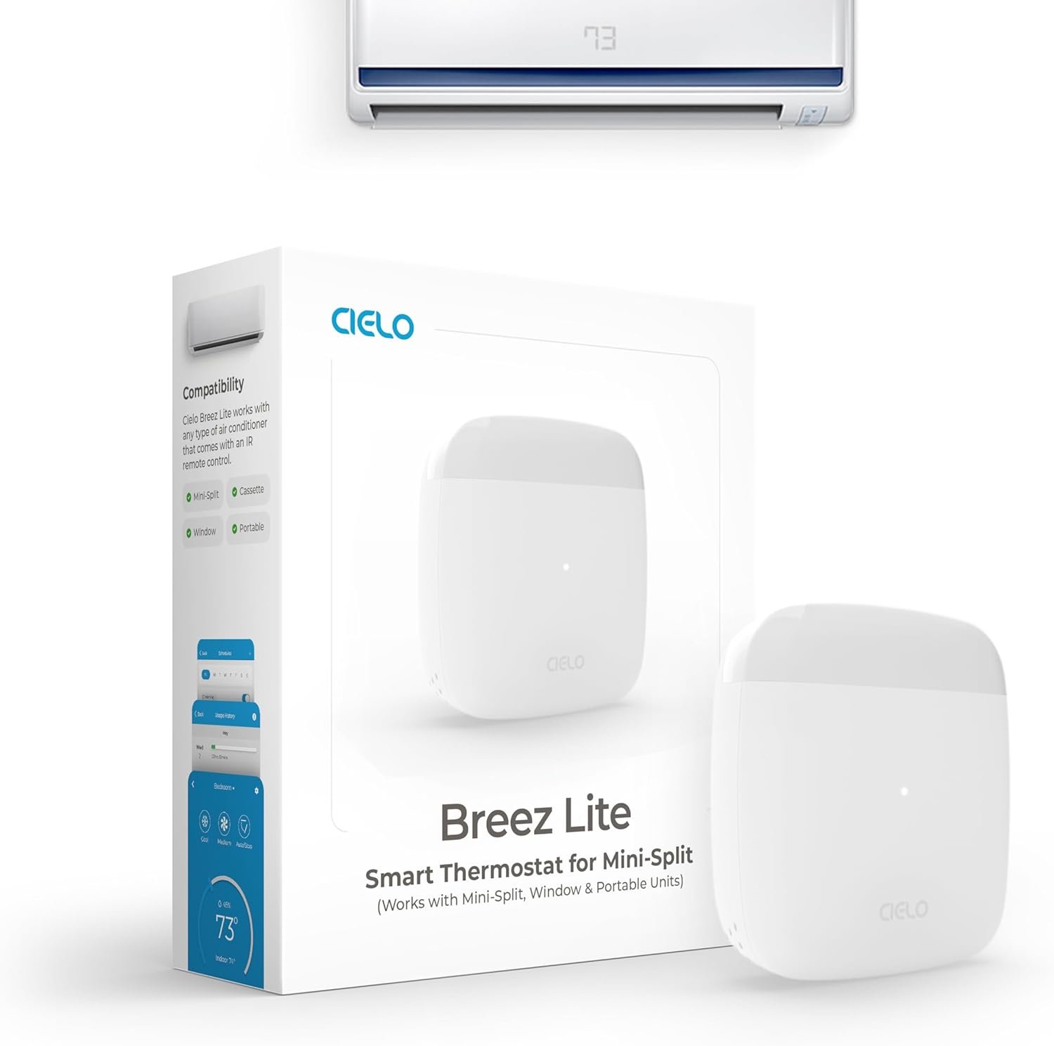 Breez Lite | Smart AC Controller for Mini-Split, Window &