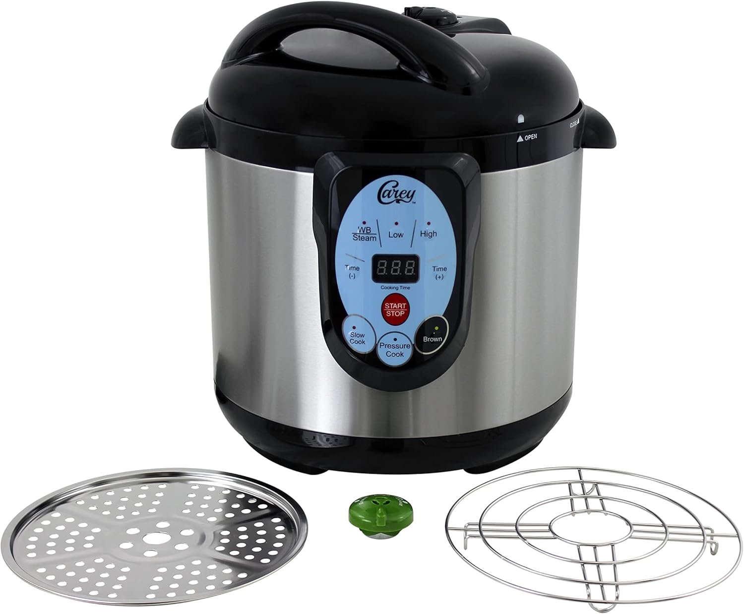 CAREY DPC-9SS Smart Electric Pressure Cooker and Canner, Stainless Steel,