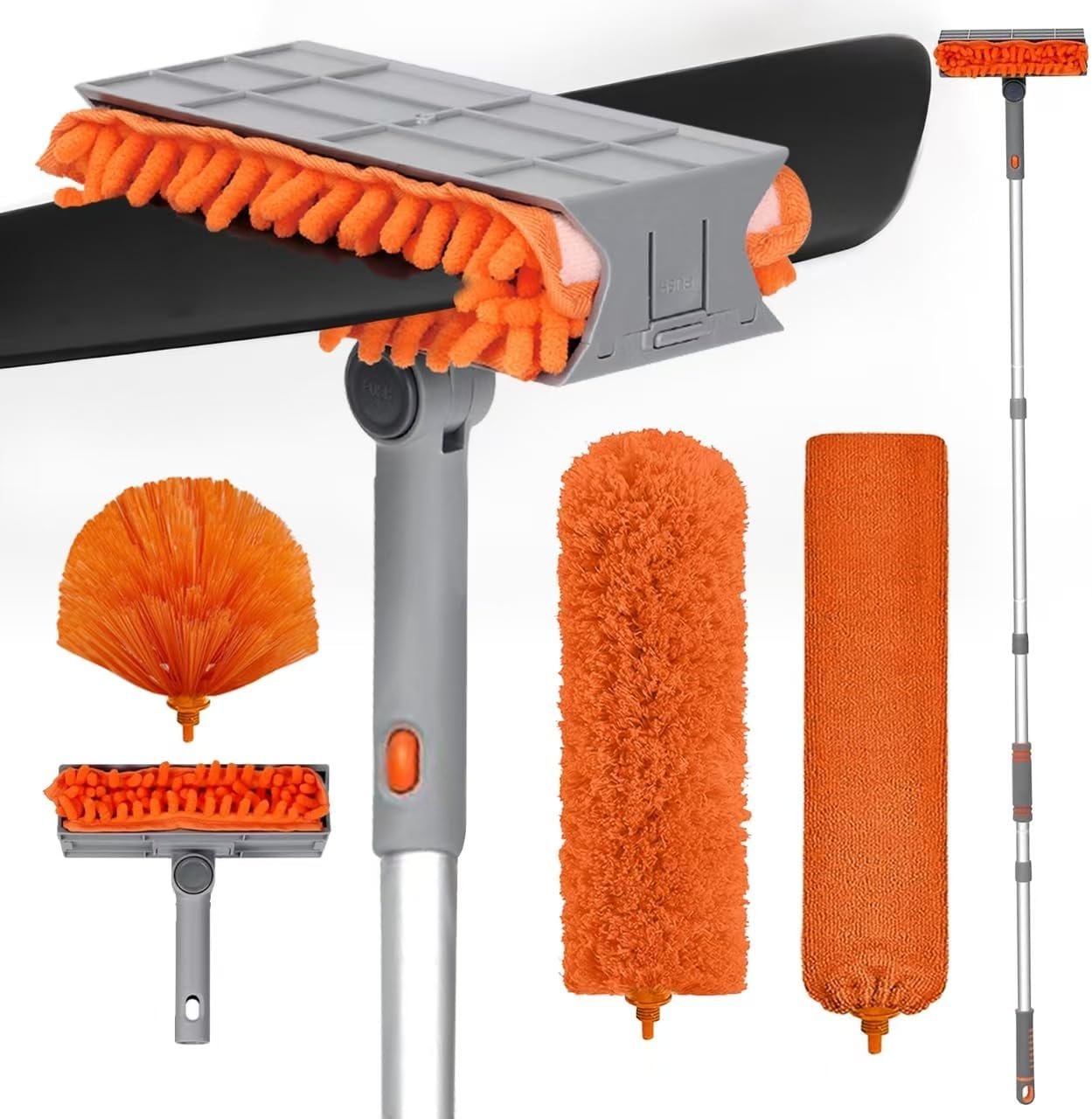 Ceiling Fan Cleaner Duster with 72‘’ Extendable Long Handle Cleaning