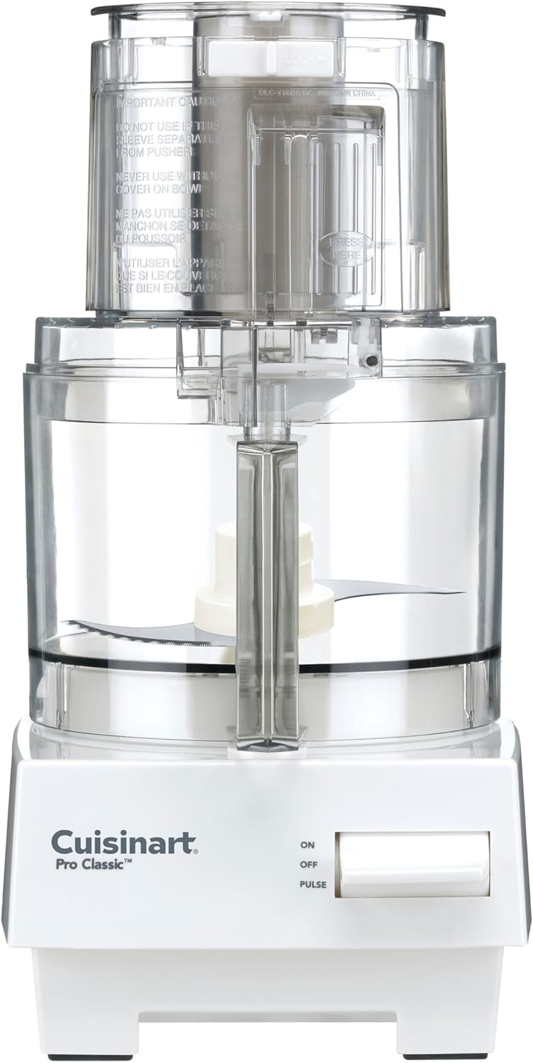 Cuisinart 7-Cup Pro Classic Food Processor, 600-Watt Motor, Vegetable Chopper