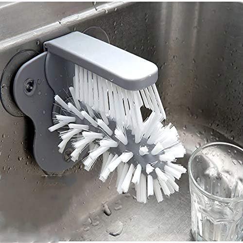 Cup Scrubber Glass Cleaner Bottles Brush Sink Kitchen Accessories 2