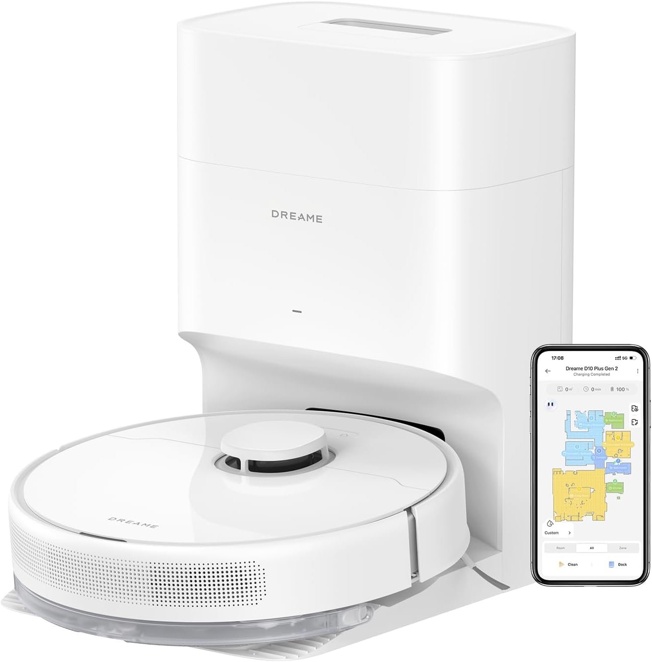 DREAME D10 Plus Gen 2 Robot Vacuum and Mop with