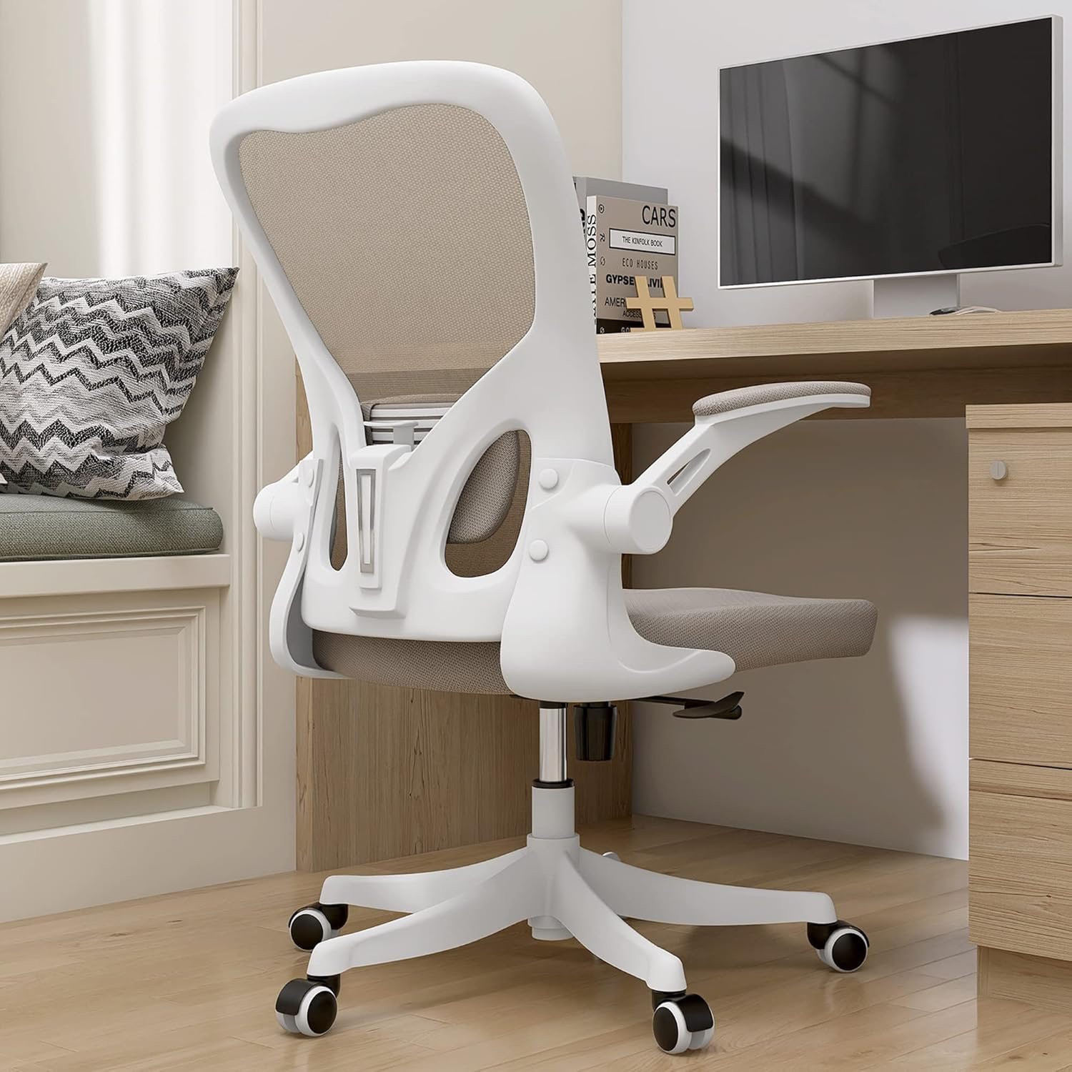 Ergonomic Office Desk Chair, 90°-125° Tilt Back Home Desk Chair