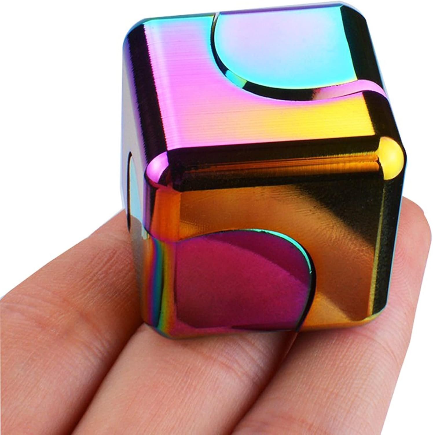 Fidget Spinner Toys Cube Adults Metal Fidgets Cool Stuff Desk