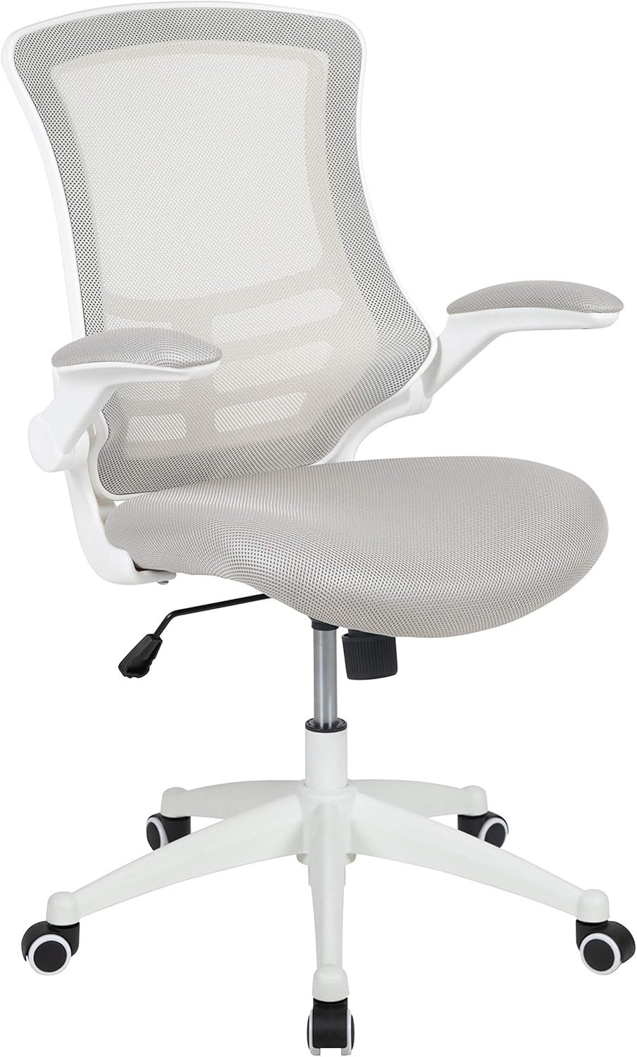 Flash Furniture Kelista Mid-Back Swivel Office Chair with Adjustable Lumbar
