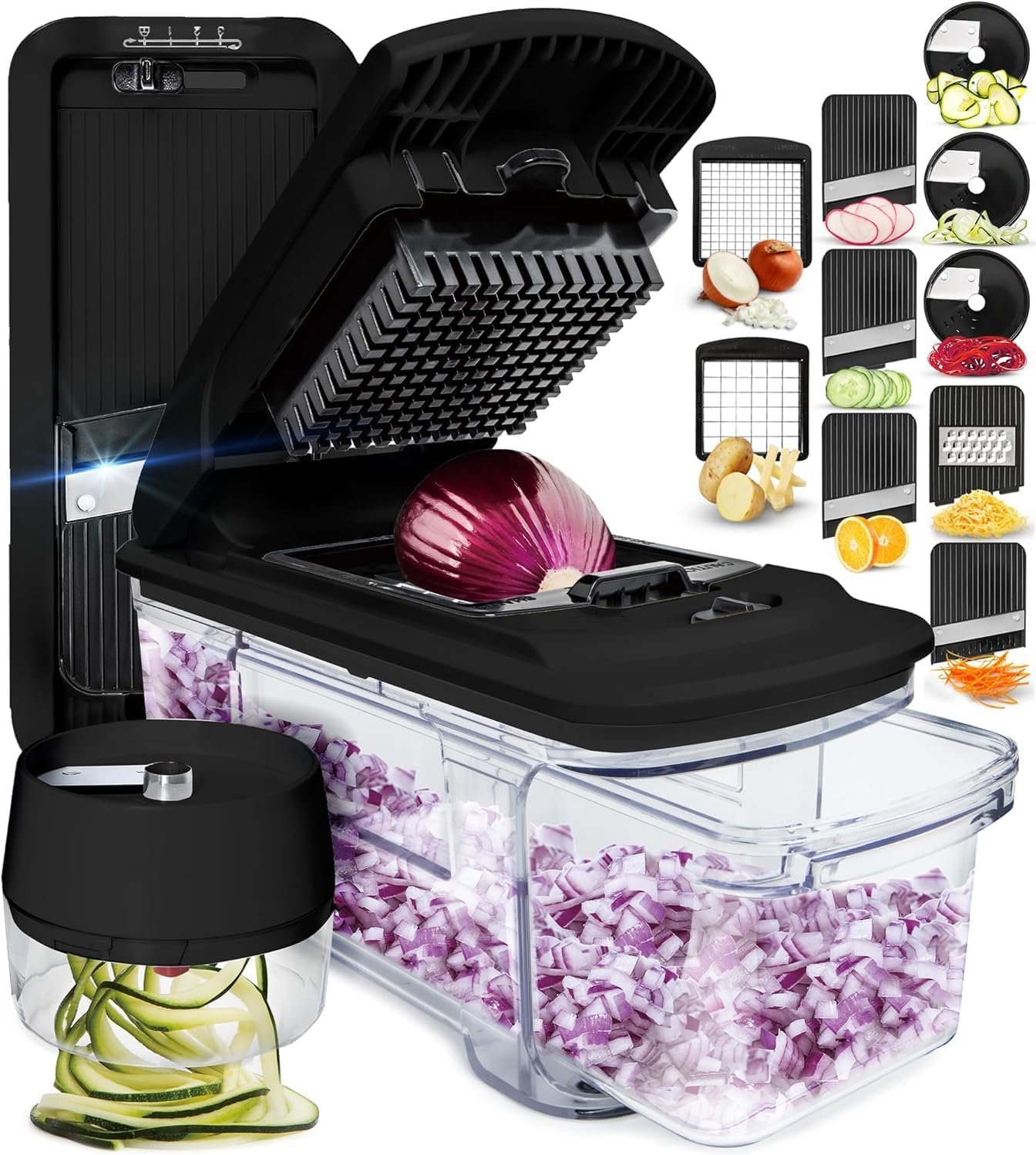 Fullstar Mandoline Slicer for Kitchen - Vegetable Chopper, Onion Potato