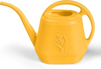 Grip Watering Can - for Home Plant Garden - 1 Gallon - Orange