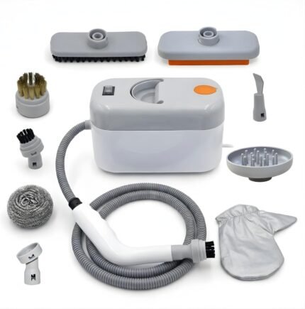 Handheld Steam Cleaner,1200W High-Pressure Steam Cleaner with 850ml Large Tank, 9-Piece Accessory Set for Home Use, 20s Fast Heating, Perfect for Cleaning Kitchen, Bathroom, Furniture and Tile Grout