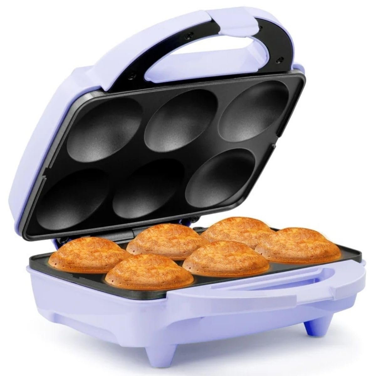Holstein Housewares Non-Stick 6-Count Electric Cupcake Maker Machine – Bakes