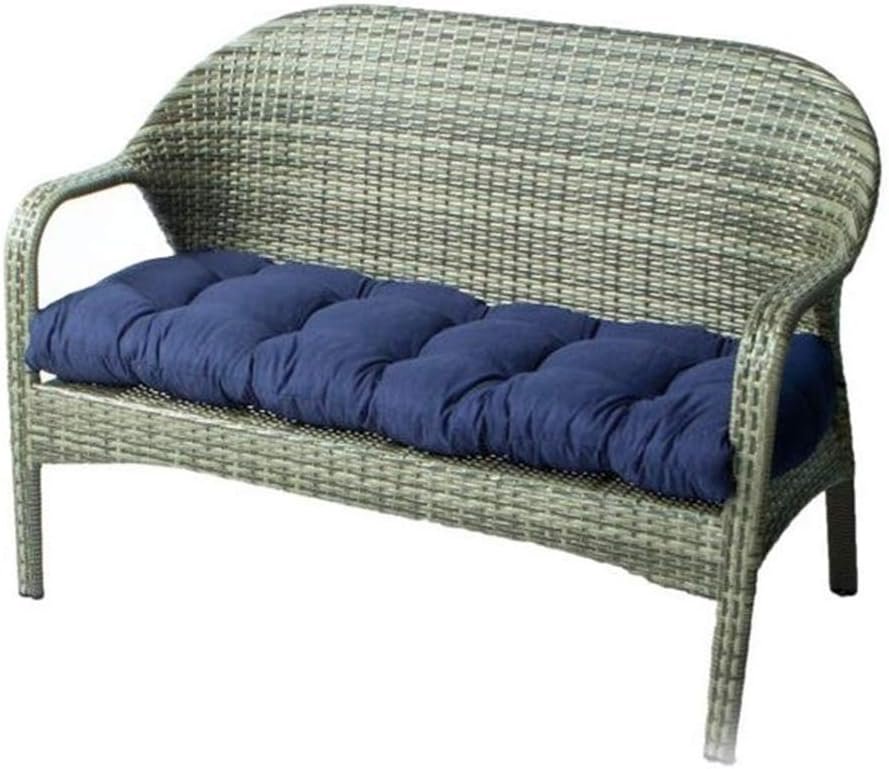 Indoor/Outdoor Bench Cushion, Cotton, for Garden Furniture, Loveseat Cushion, 51.2"x19.7"