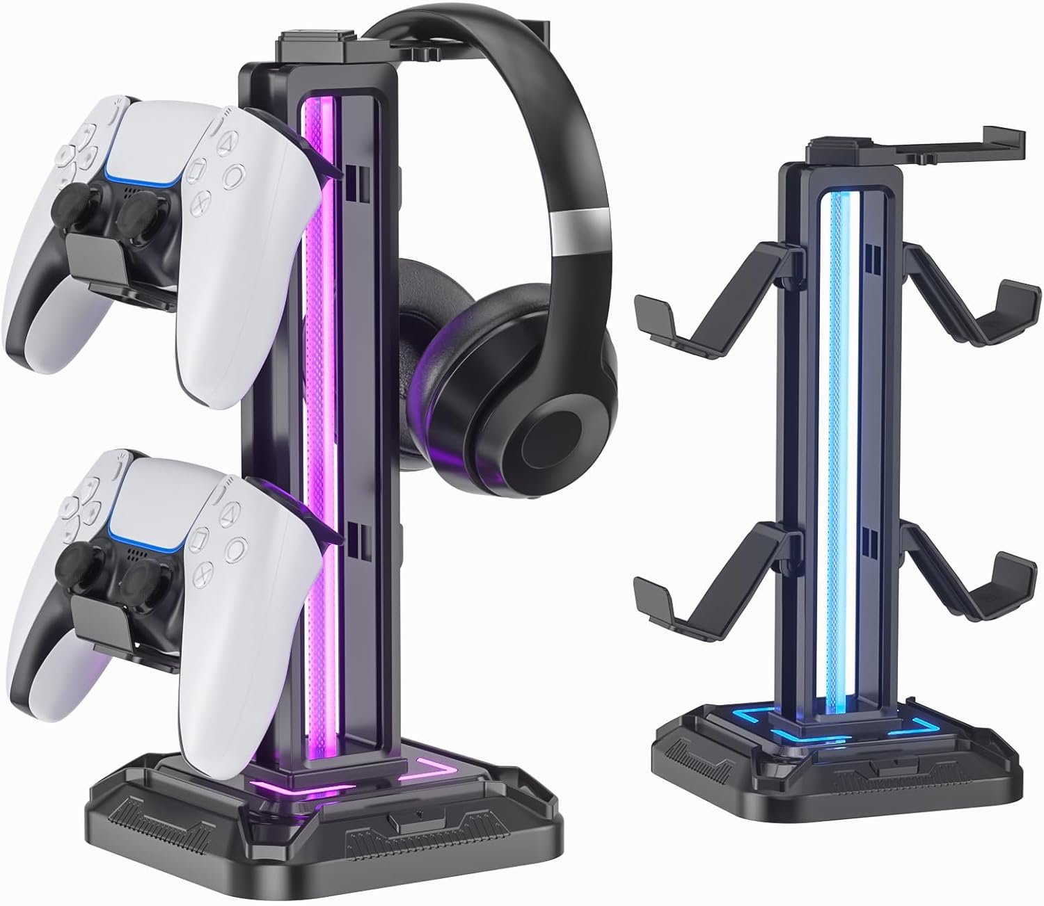 KDD RGB Headset Stand with 9 Light Modes - Controller