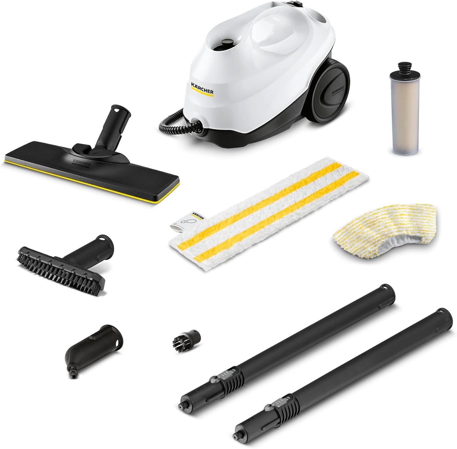 Kärcher Steam Cleaner, Multi Purpose, Power Steamer, Chemical-Free, 40 Sec