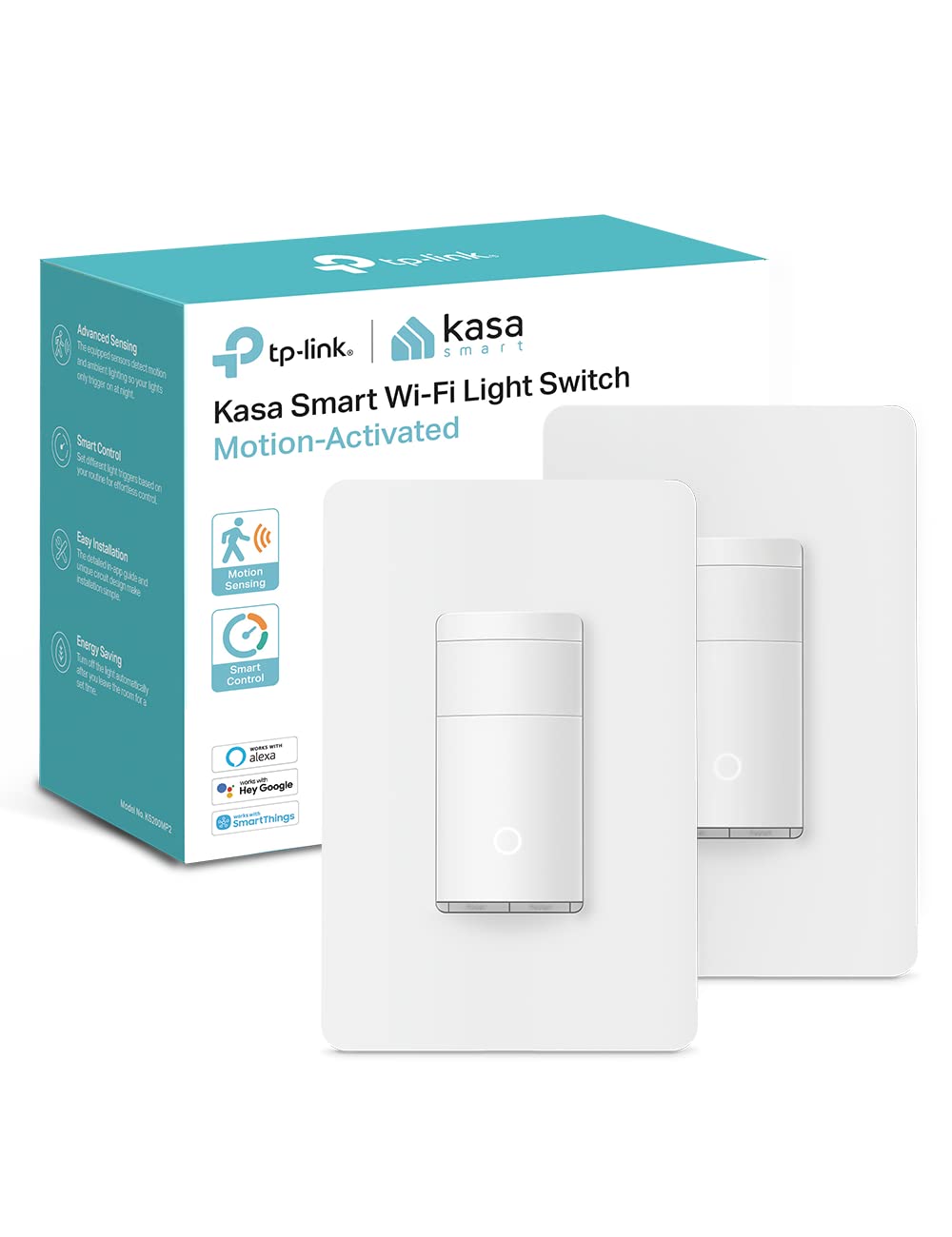 Kasa Smart Motion Sensor Switch, Single Pole, Needs Neutral Wire,