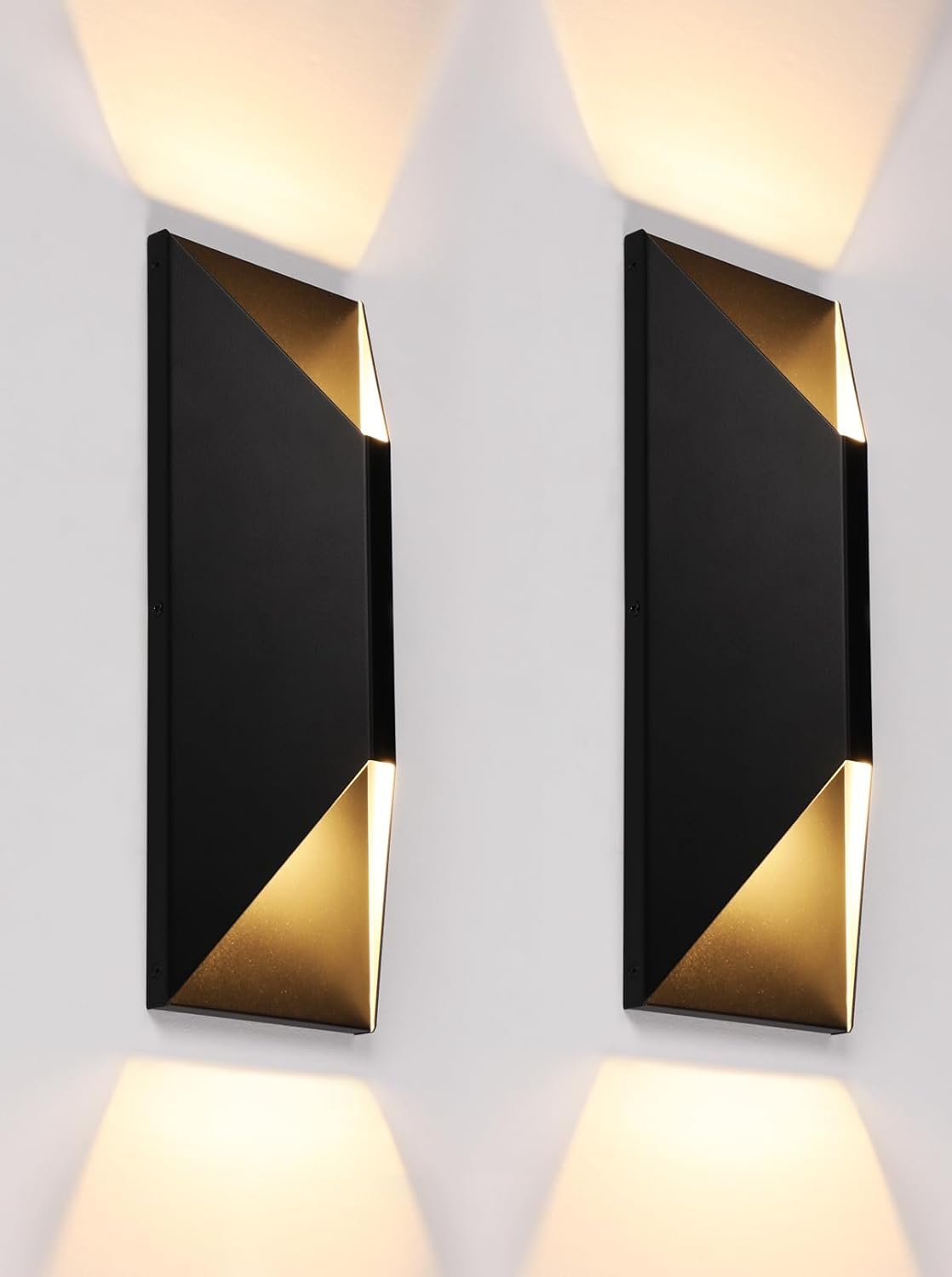 LEONLITE Dimmable LED Up Down Wall Light, 100-277V, CRI 90+,