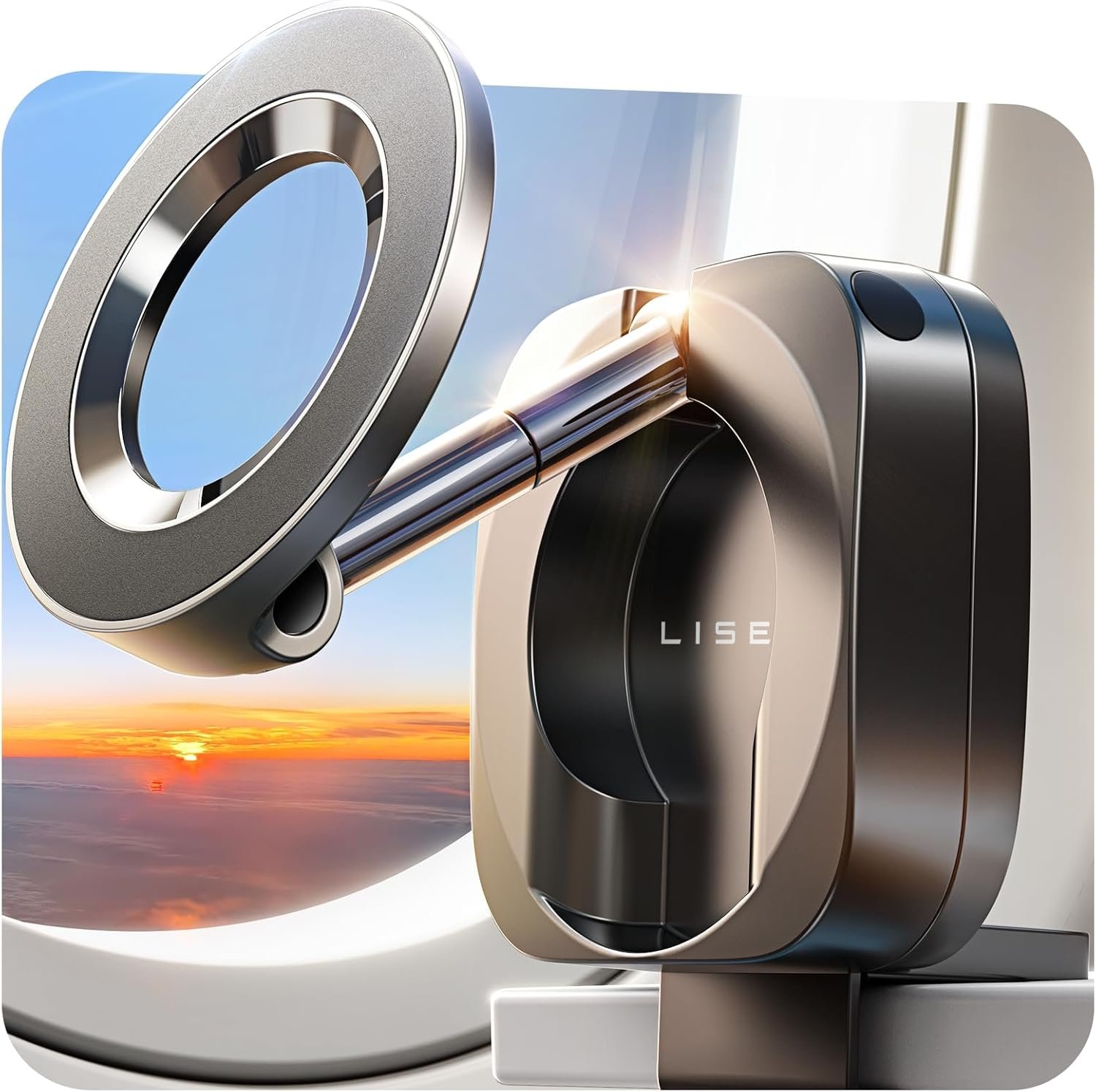 LISEN Airplane Travel Essentials for Women Men Phone Holder for