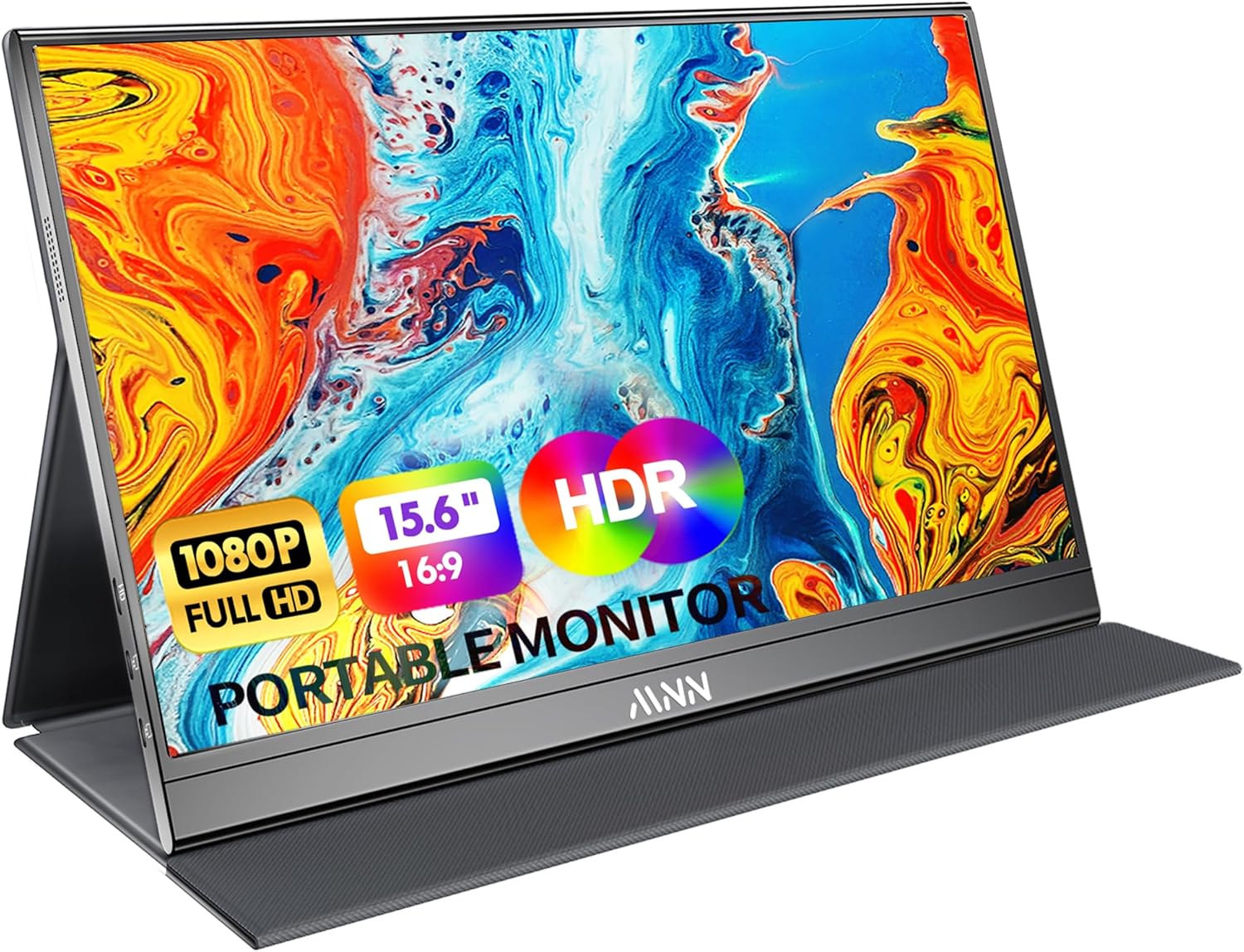 MNN Portable Monitor 15.6inch FHD 1080P USB C HDMI Gaming