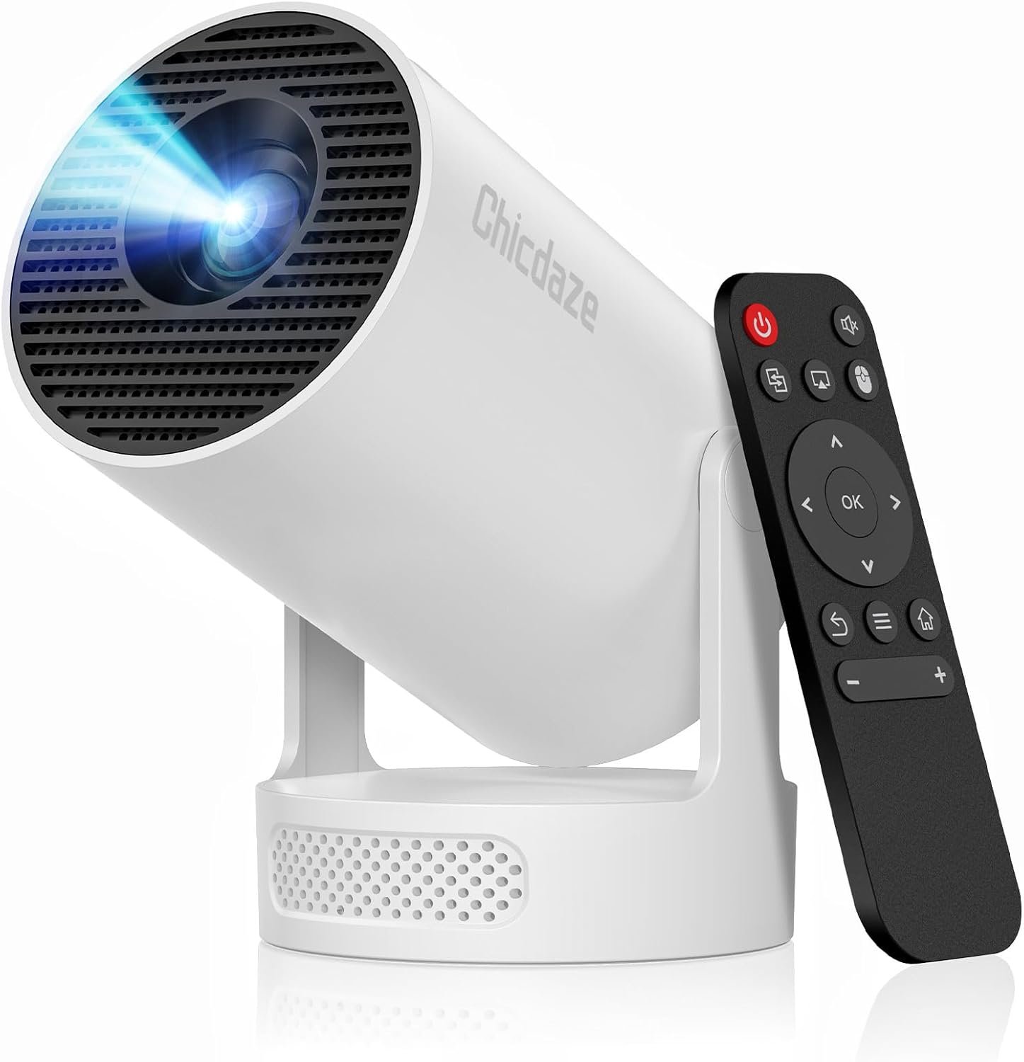 Mini Projector with WiFi and Bluetooth, Portable Projector with 4k