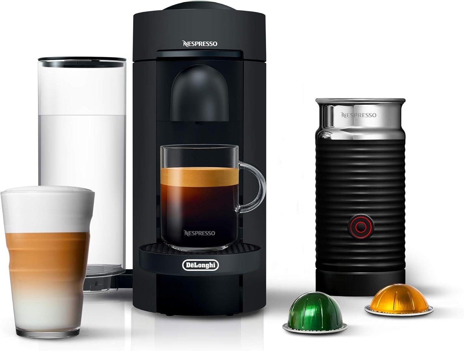 Nespresso Vertuo Plus Deluxe Coffee and Espresso Maker by De'Longhi,