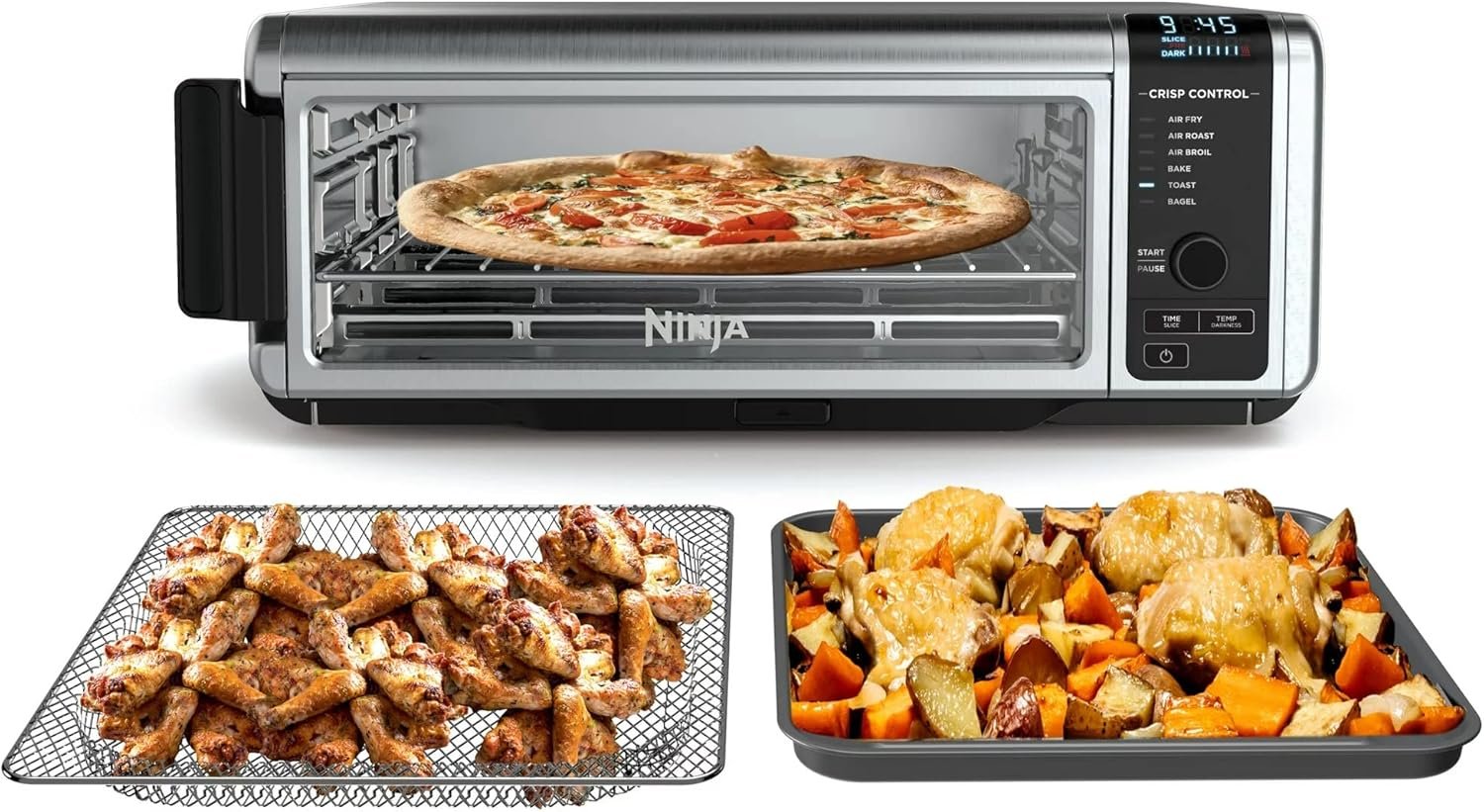 Ninja SP080 Foodi Digital Air Fry Countertop Oven with 6-in-1