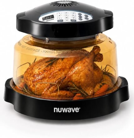 Nuwave Pro Plus 2 Air Fryer Oven, Infrared Countertop Convection, No Defrost No Preheat, Triple Combo Heating, 10-in-1 Multicooker, PFAS & BPA Free, 10LB Capacity, Dishwasher Safe Parts, 20660V03