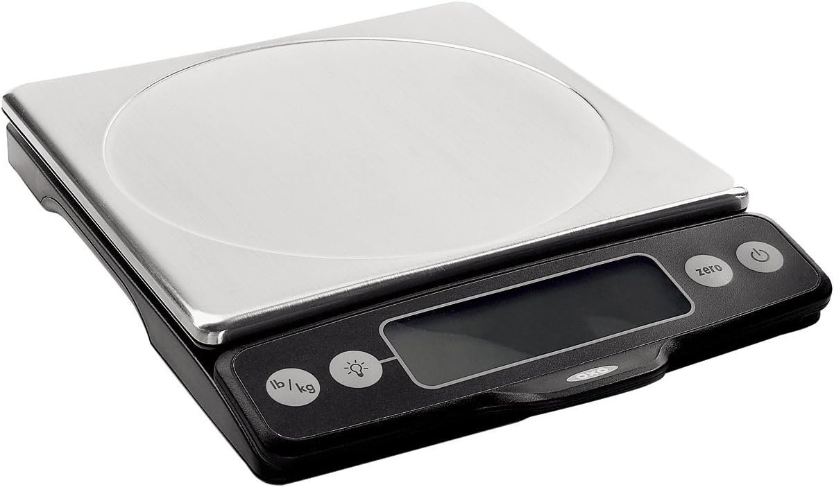 OXO Good Grips Stainless Steel Food Scale with Pull-Out Display,