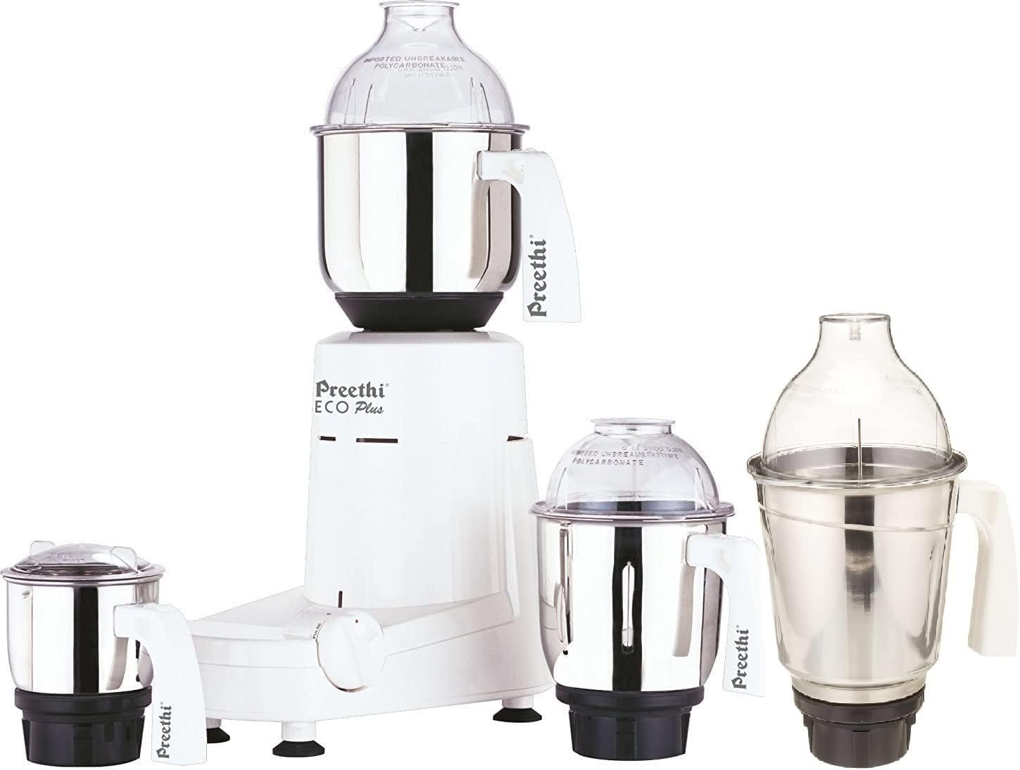 Preethi Eco Plus Mixer Grinder 110 Volts - Free Service
