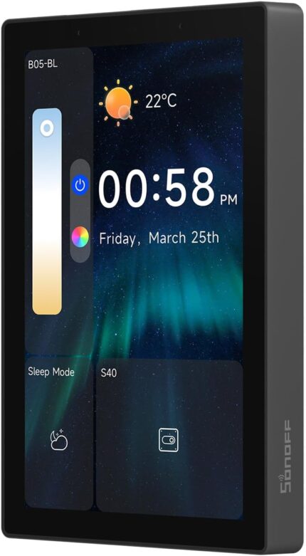 SONOFF NSPanel Pro 120 Smart Home Control Panel (Black)