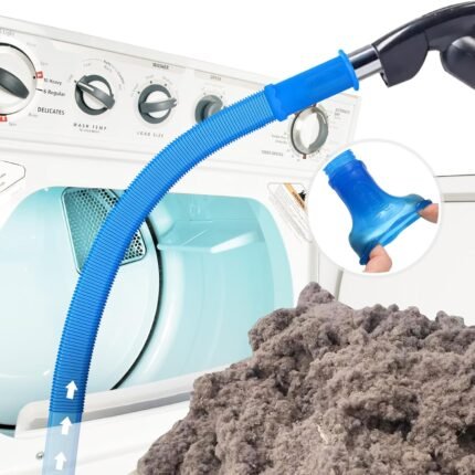 Sealegend Dryer Vent Cleaner Kit Vacuum Hose Attachment Compatible with Most Vacuum Cleaner, Quickly Lint Remover Cleaning Supplies