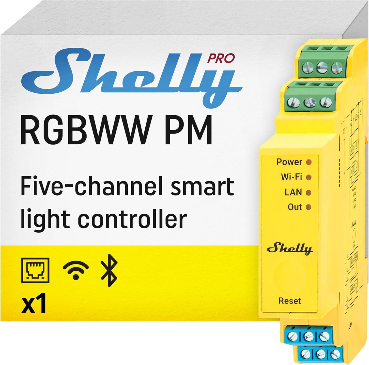Shelly Pro RGBWW PM | Wi-Fi & LAN Smart Remote