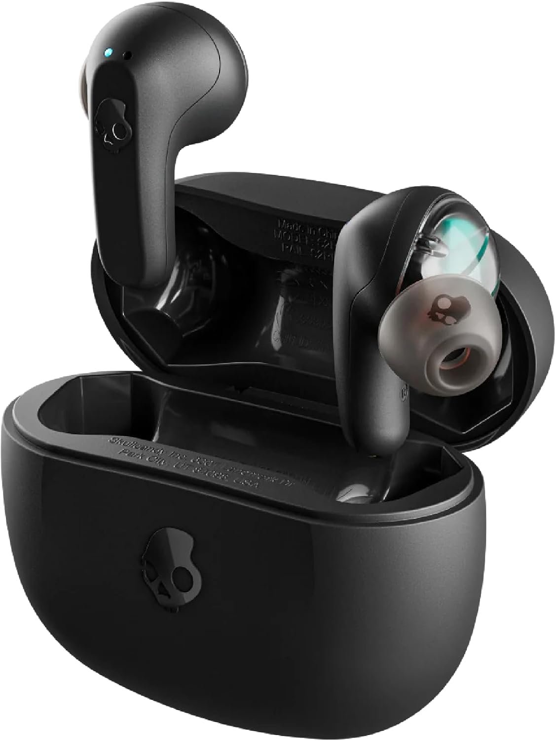Skullcandy Rail Wireless Earbuds, Bluetooth Headphones, Noise Isolating Fit, Up
