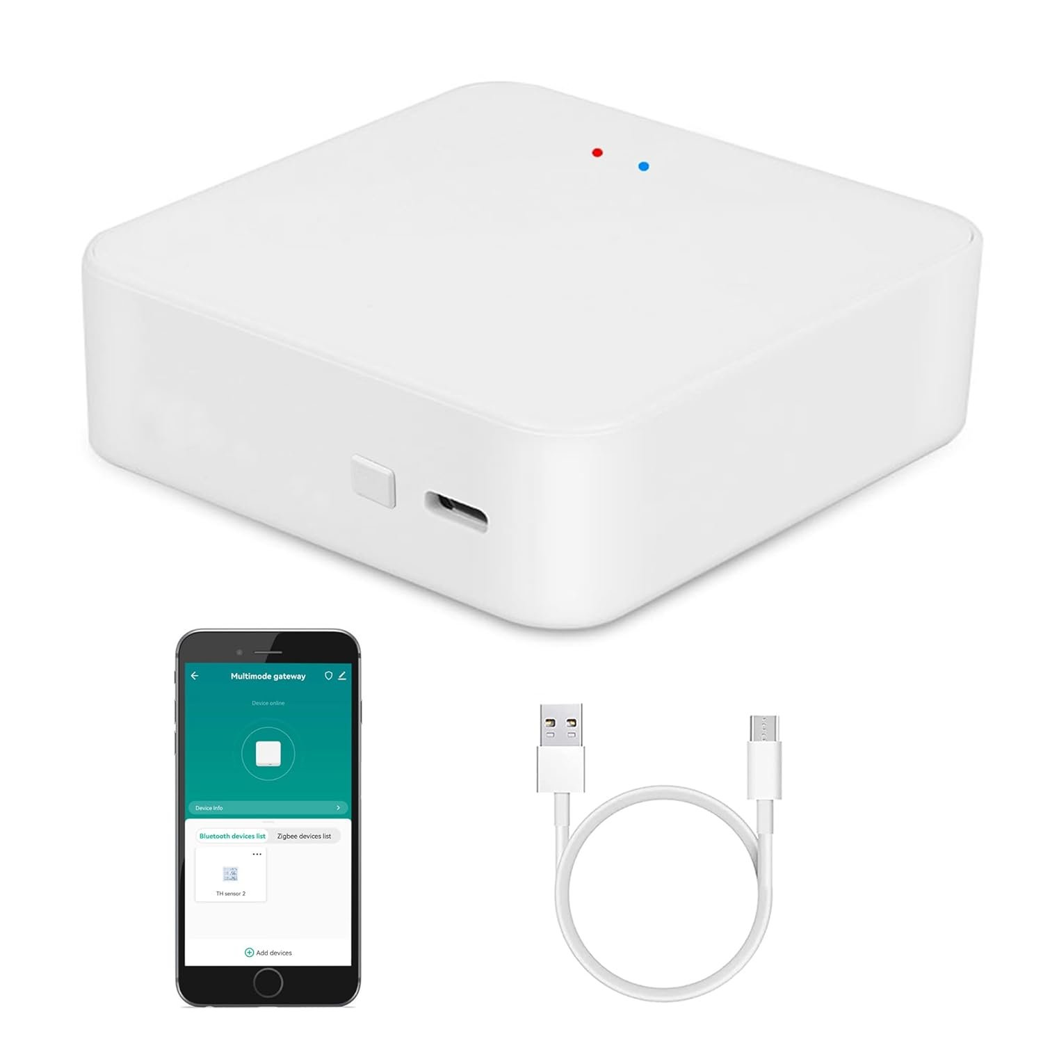 Smart Hub Gateway: Zigbee & Bluetooth Mesh Multi-Protocol Communication Gateway,