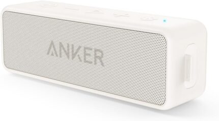 Soundcore Anker 2 Portable Bluetooth Speaker with Stereo Sound, Bluetooth 5, Bassup, IPX7 Waterproof, 24-Hour Playtime, Wireless, Speaker for Home, Outdoors, Travel