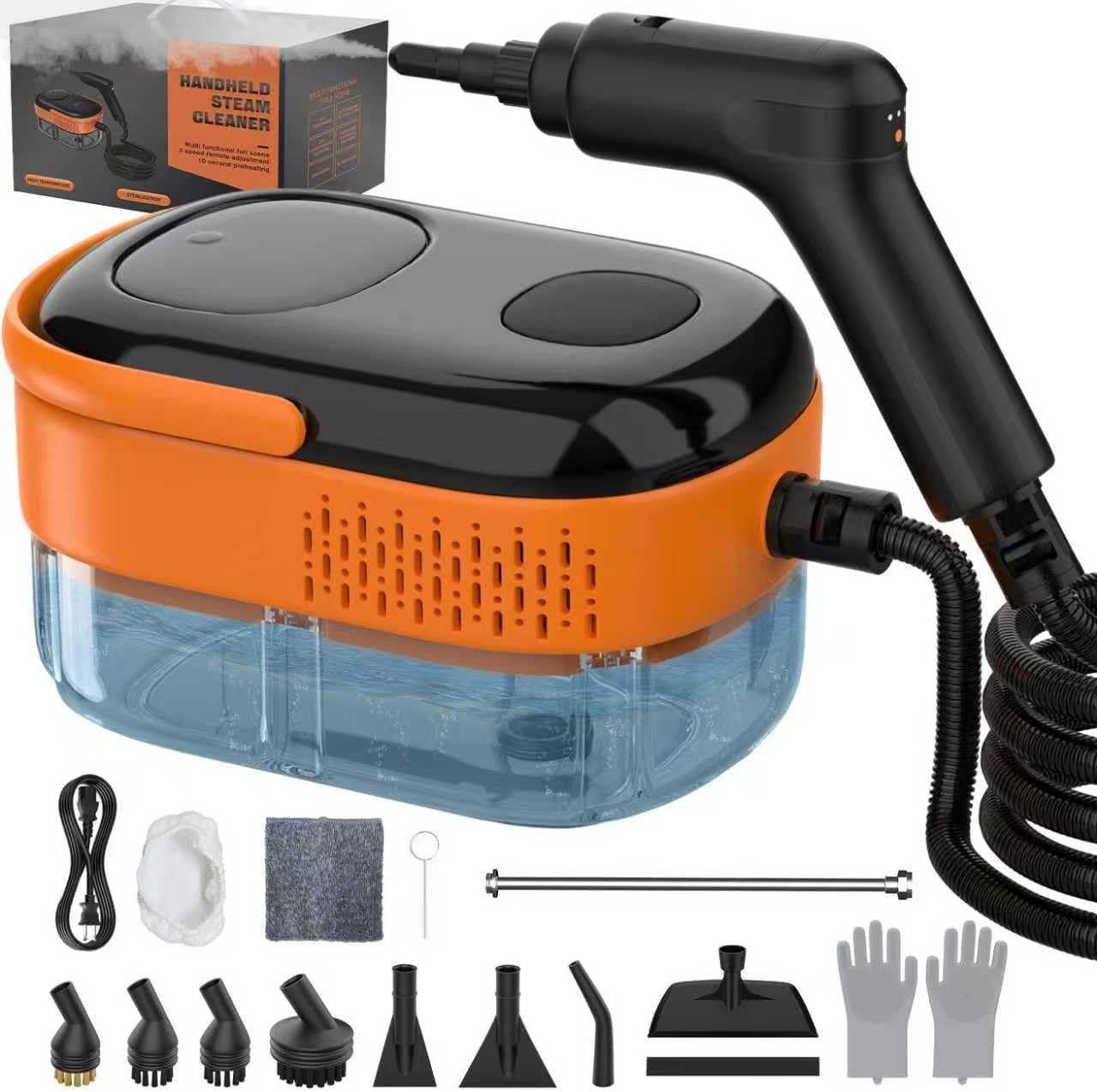 Steam Cleaner for Home & Car-Portable Handheld Steamer for Cleaning