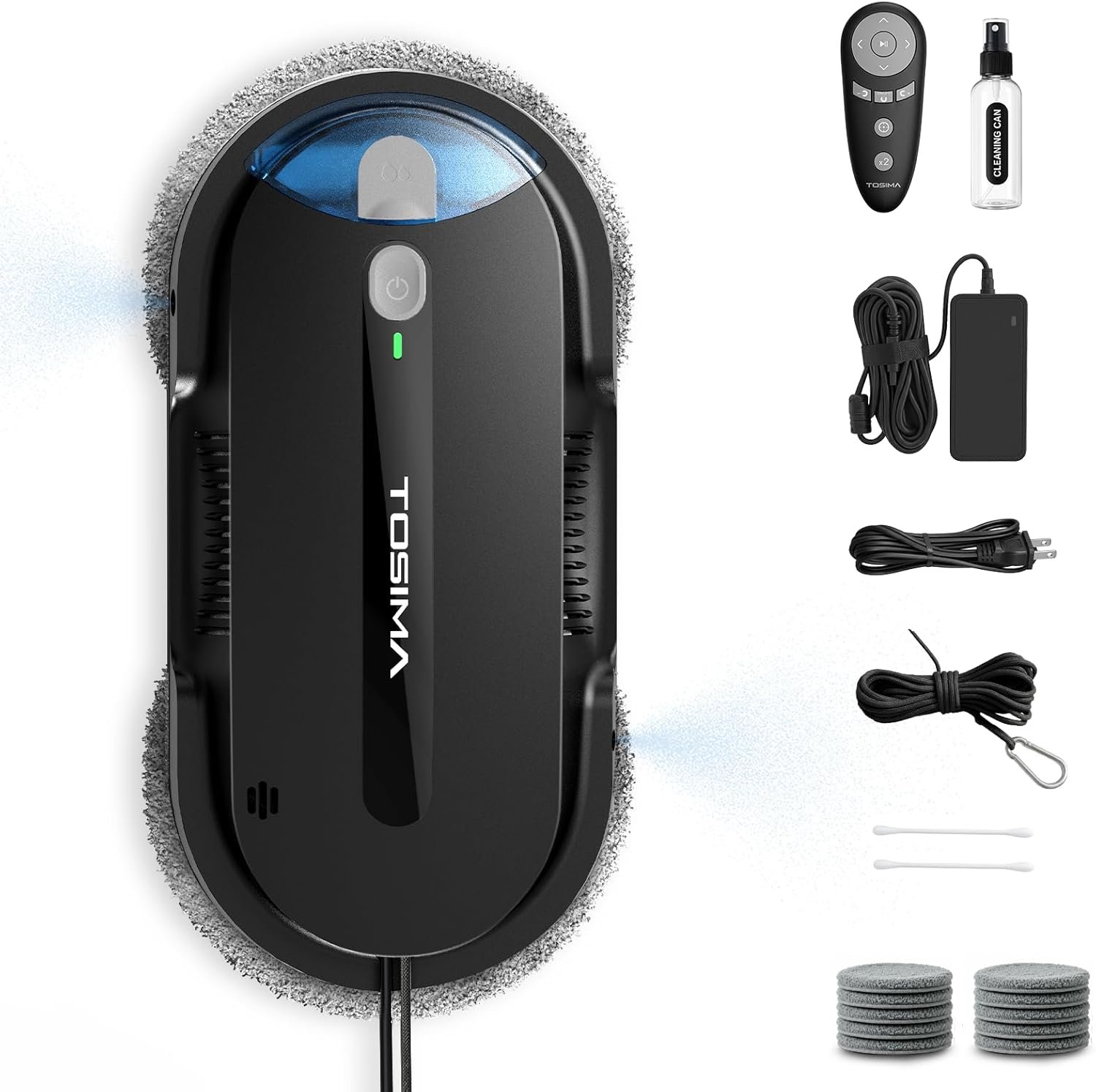 Tosima X1 Window Cleaning Robot, Dual Direction Auto-Spray Smart Window