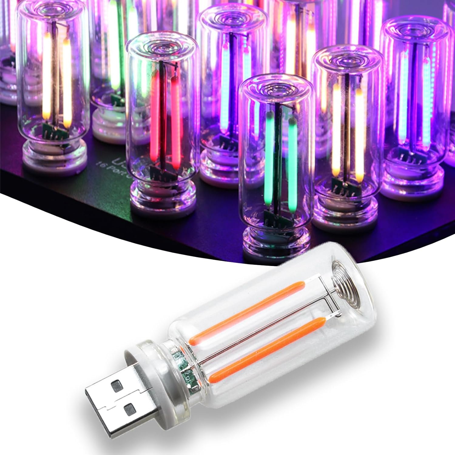 Touch Control Retro USB Night Light, Touch Adjustment Lights,Plug in