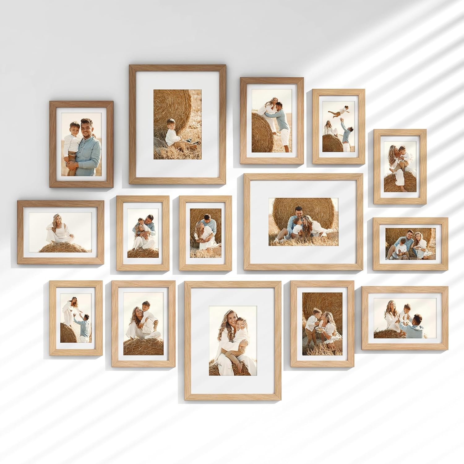 Venusmiles 15 Pack Picture Frames Collage Wall Decor, Gallery Frame