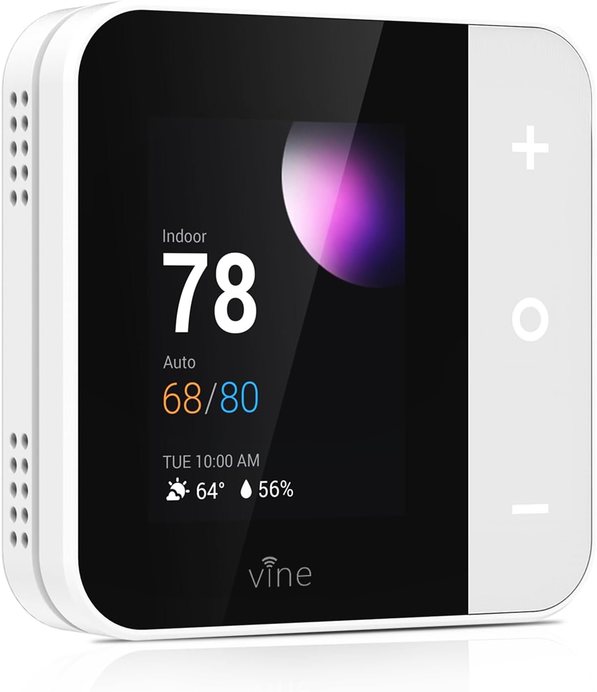 Vine Thermostat for Home with Touchscreen Color Display, WiFi Smart