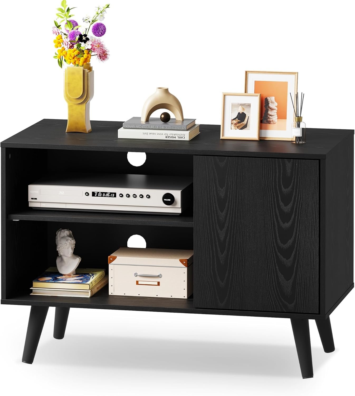 WLIVE TV Stand for 40 Inch TVs, Small Entertainment Center