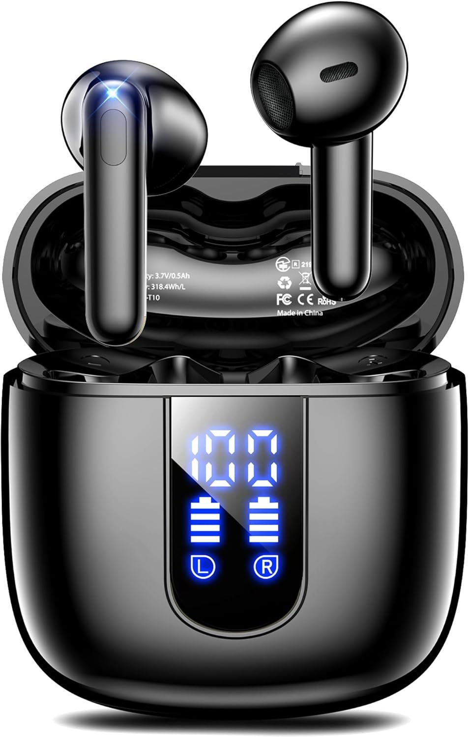 Wireless Earbuds, Bluetooth Headphones with Deep Bass Stereo, 48H Playback