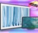 Samsung Frame Pro TV and an Amazon Echo Show 11 smart display against a blue and pink gradient background