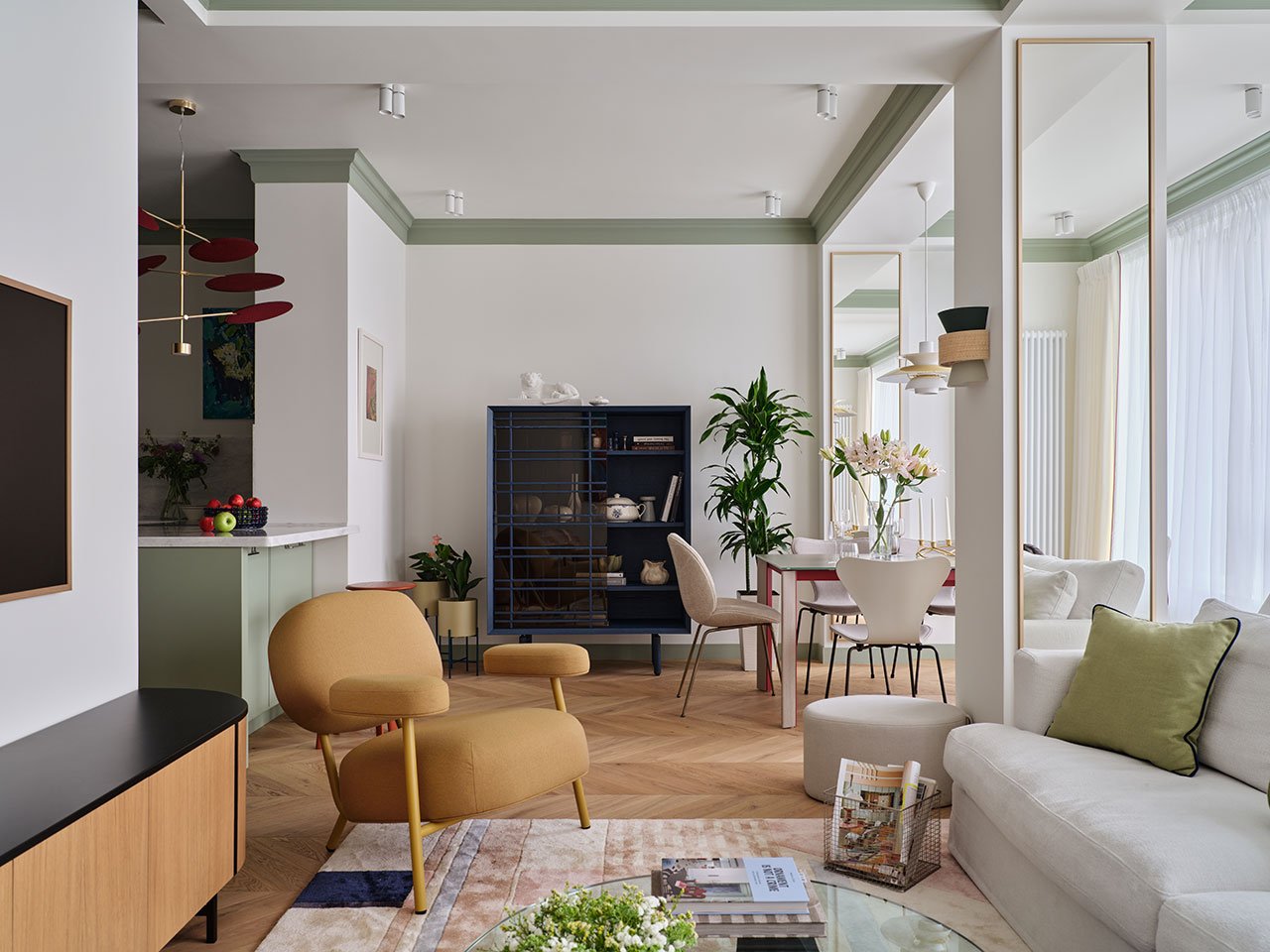 An Almaty Apartment Composed in Sage, Sunlight, and Serendipity